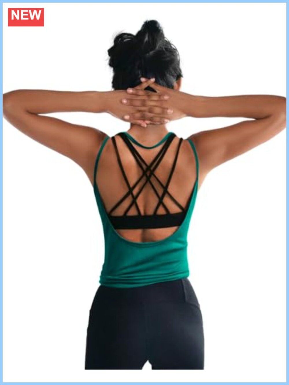 Womens Backless Yoga Tank Top Workout Activewear Sleeveless Open Back